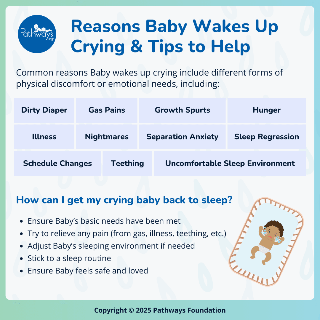 Reasons Baby Wakes Up Crying & Tips to Help