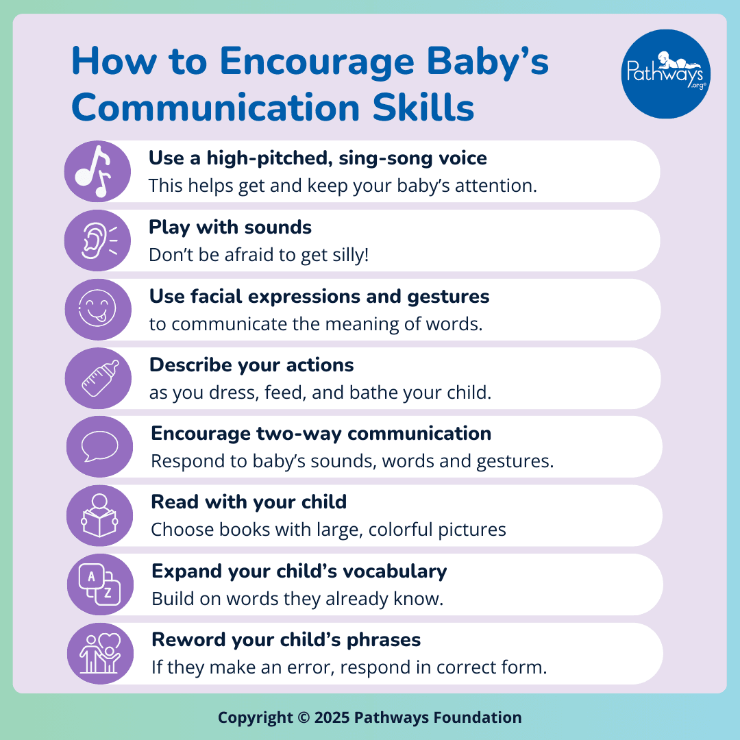 How to encourage baby's communication skills