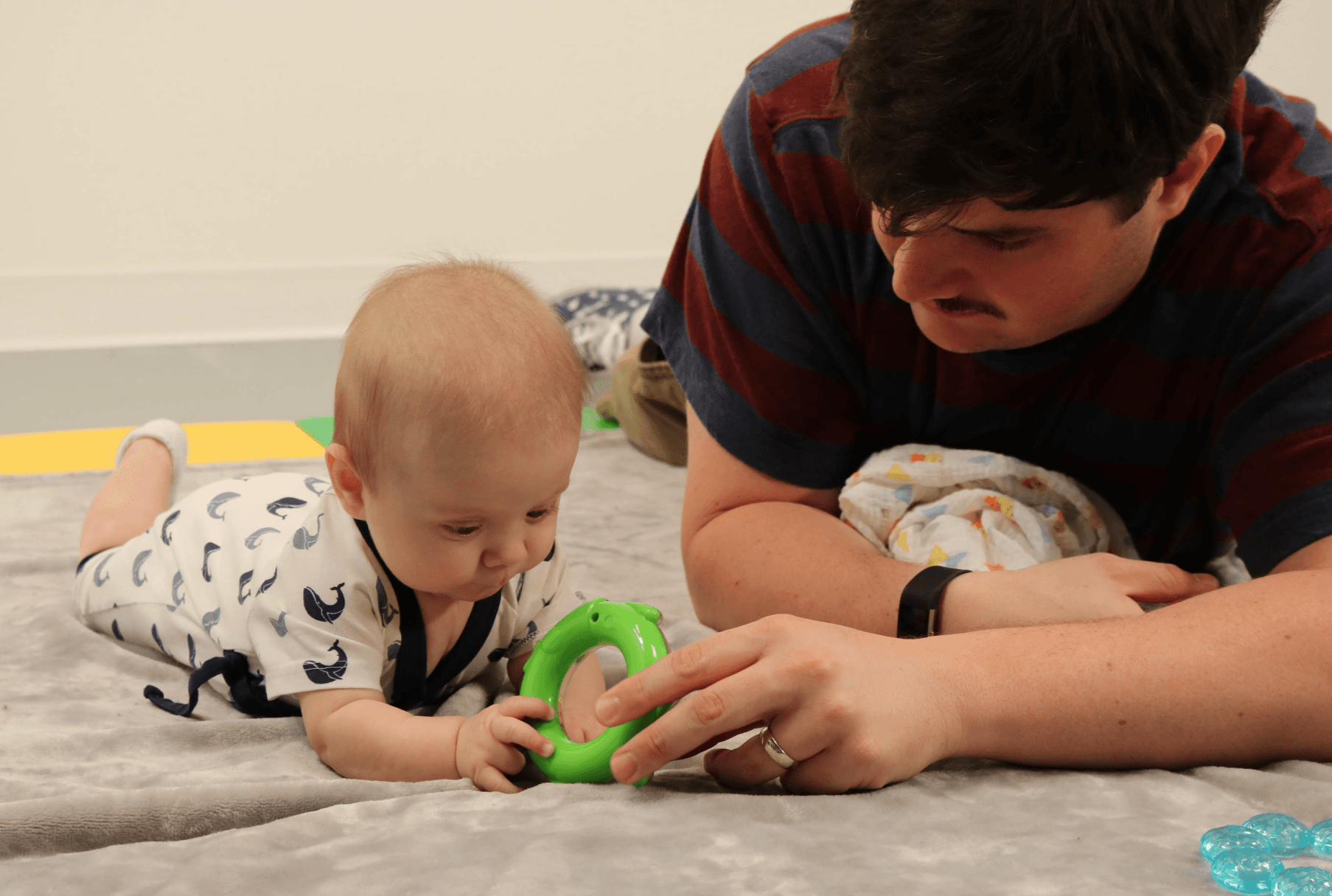 Tummy Time With Dad